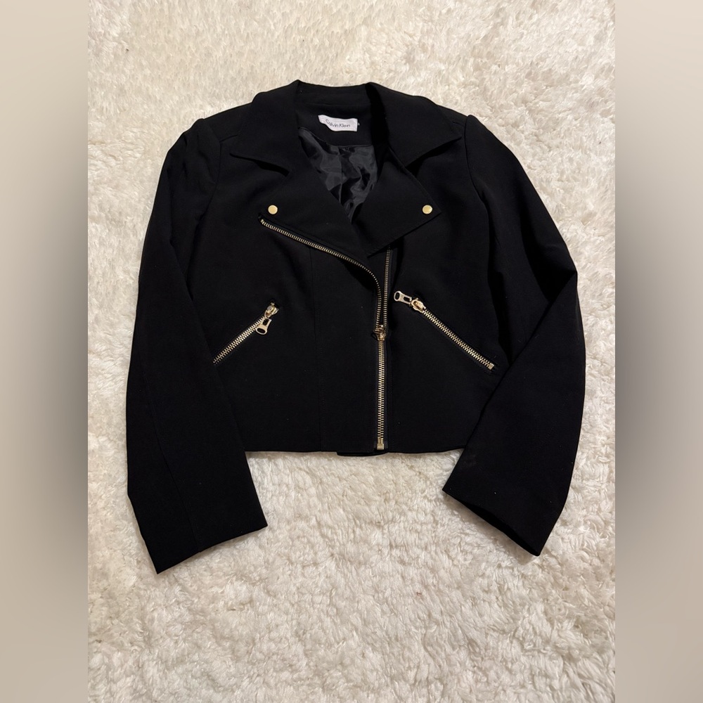 Calvin Klein moto jacket, in perfect condition